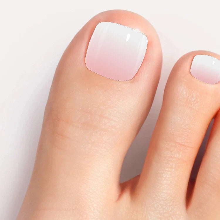 Babyboomer Pale Pink Gel Pedicure Strips Kit