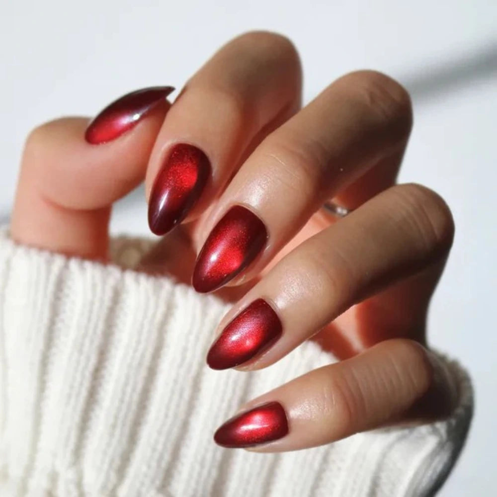 Frosted Cranberry Gel Nail Strips Kit
