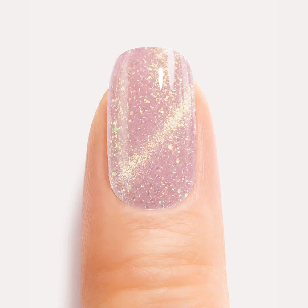 Pink Cat-Eye Gel Nail Strips Kit