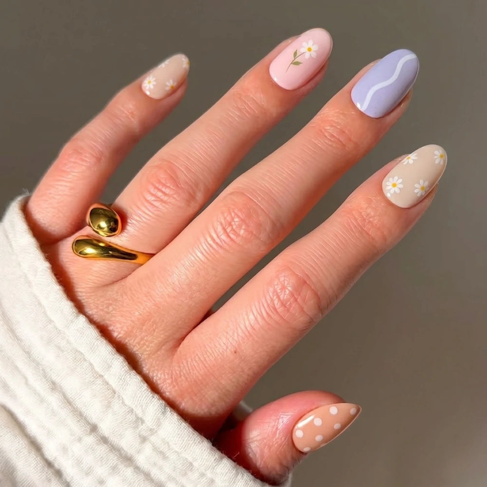 Spring Pastel Gel Nail Strips Kit