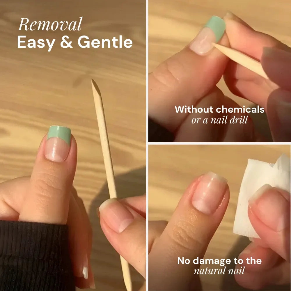 Babyboomer Pale Pink Gel Nail Strips Kit