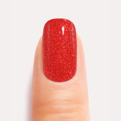Bright Crimson Gel Nail Strips Kit