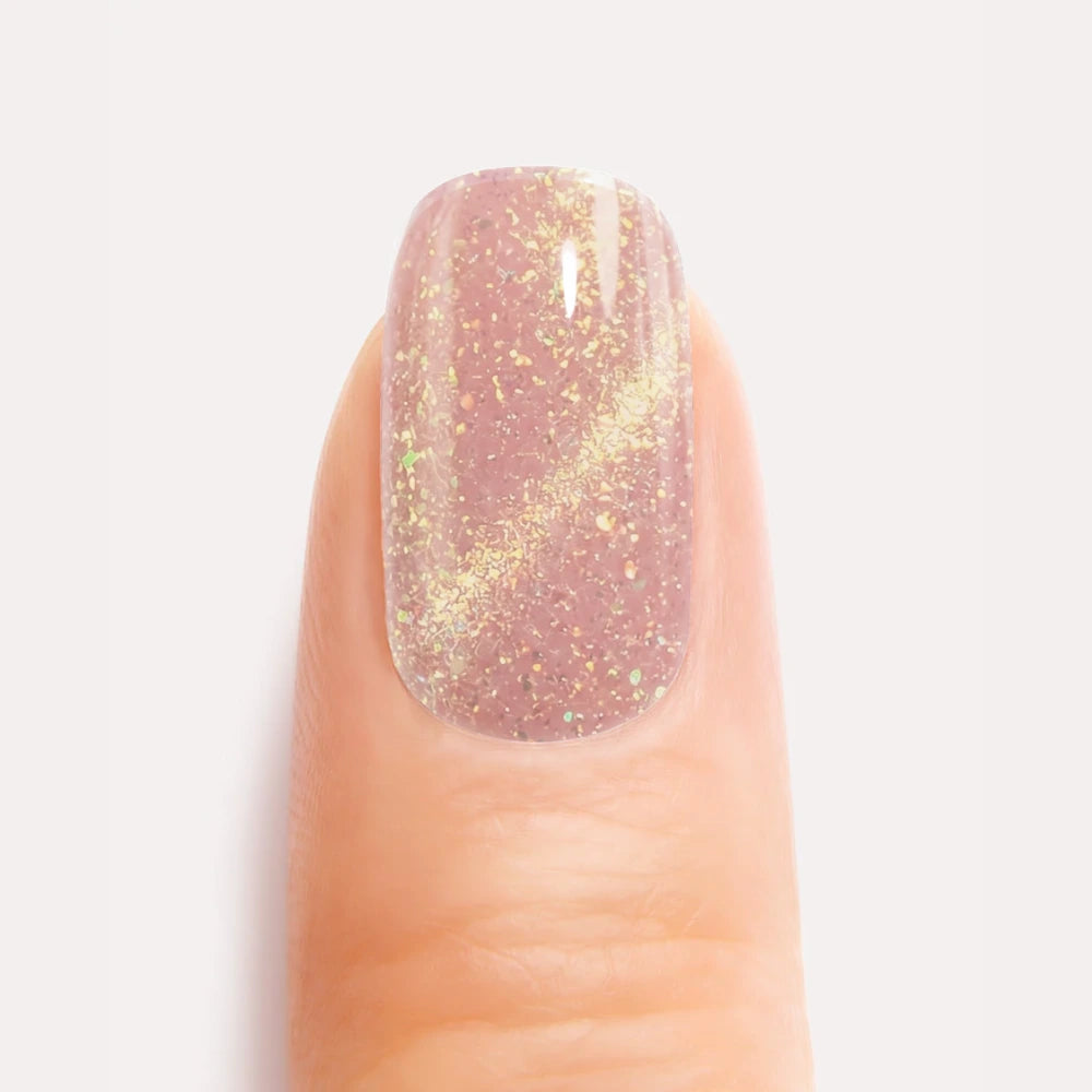 Champagne Dust Gel Nail Strips Kit