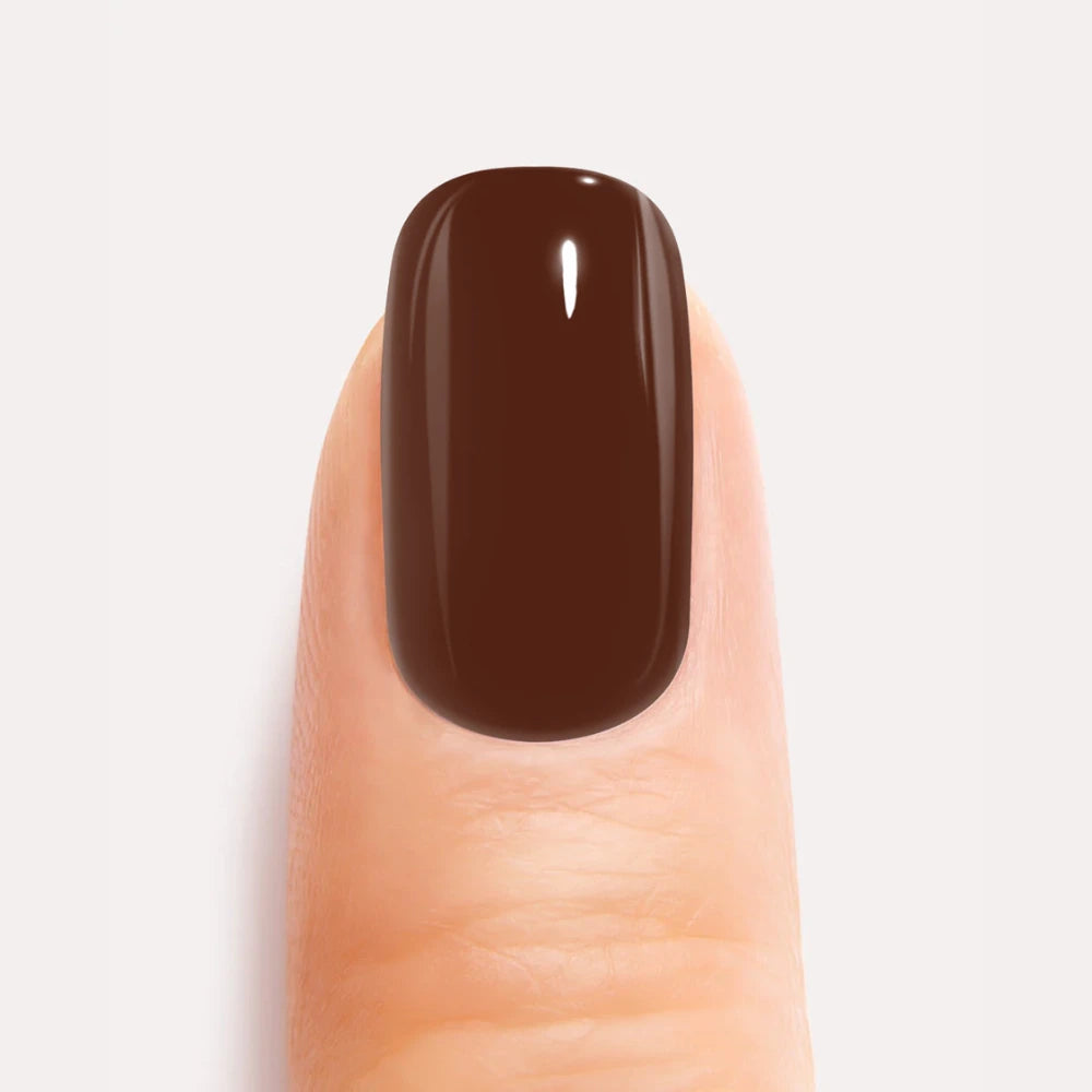 Dark Chocolate Gel Nail Strips Kit