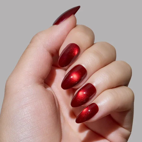 Frosted Cranberry Gel Nail Strips Kit