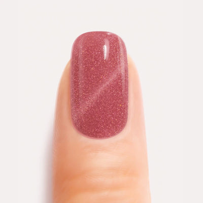 Glitter Pink Gel Nail Strips Kit