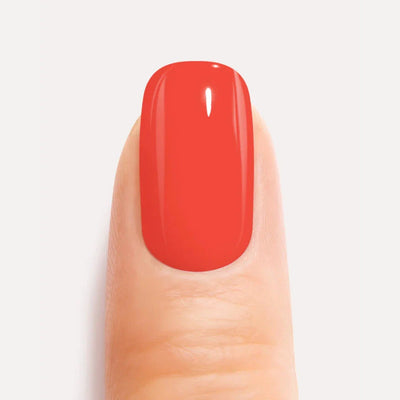 Red-Orange Gel Nail Strips Kit