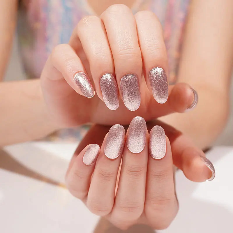 Pink Champagne Gel Nail Strips Kit