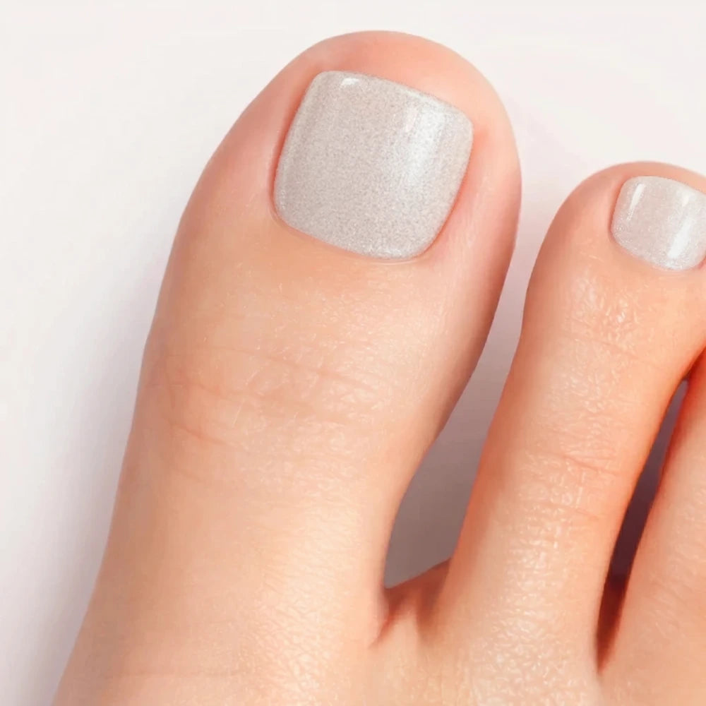 Silver Gel Pedicure Strips Kit