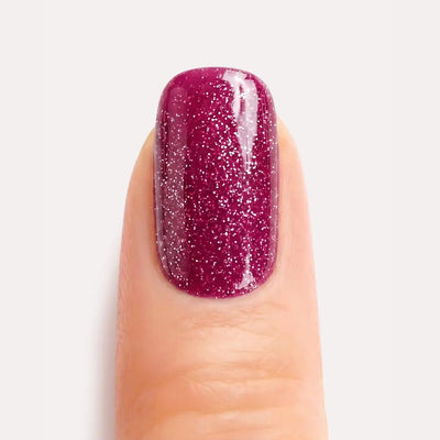 Sparkling Raspberry Gel Nail Strips Kit
