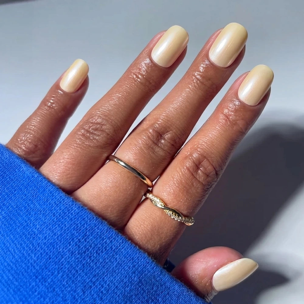 Sunshine Yellow Gel Nail Strips Kit